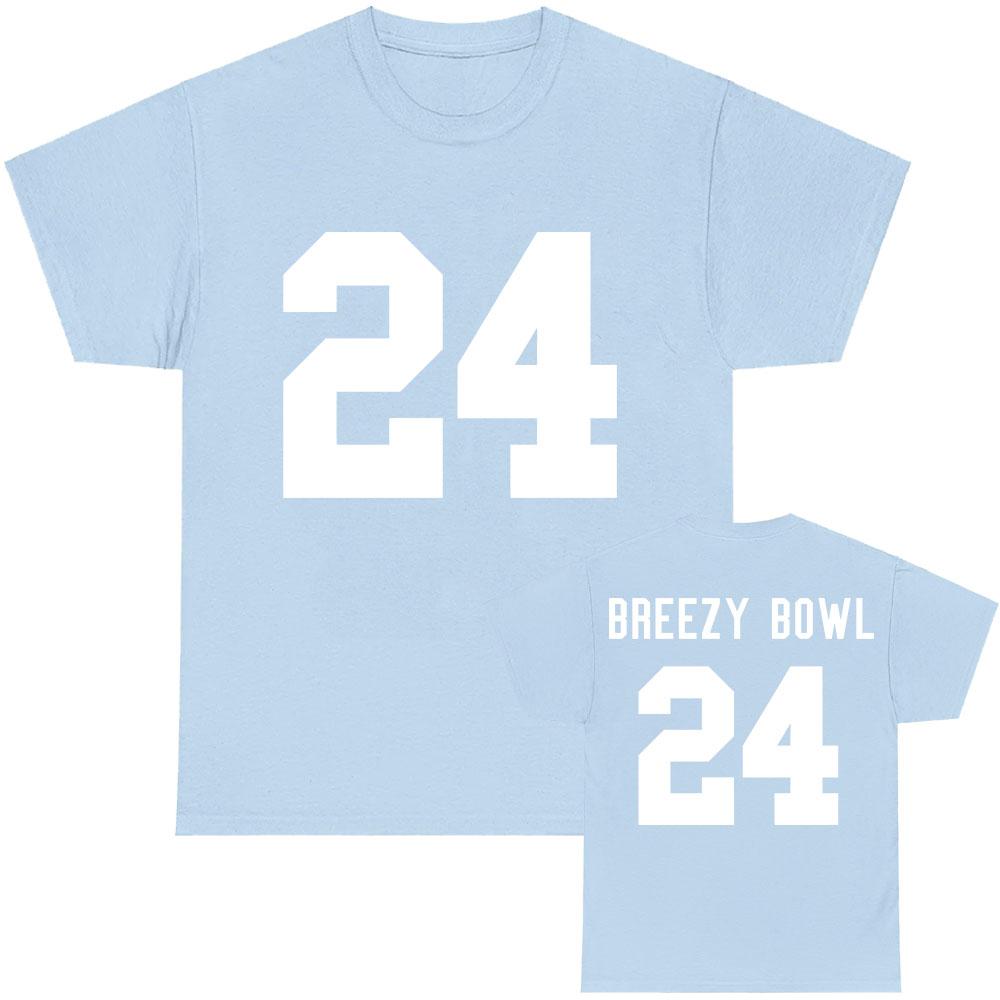 BREEZY BOWL 24 Tshirts Chris Brown Singer Graphic T-shirt Short Sleeve O-neck Unisex Streetwear Soft Cotton Men/Women T Shirt