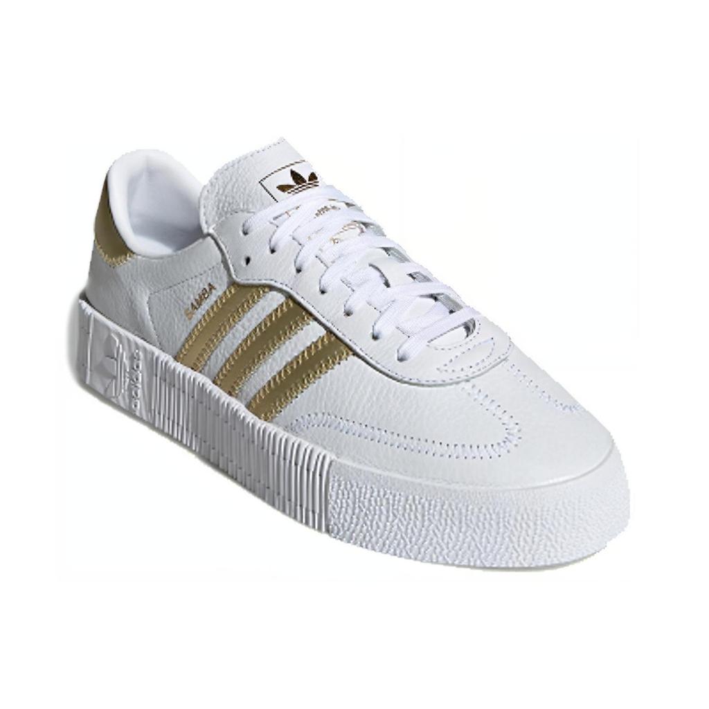 Adidas Sambarose White Gold Metallic Women's EE4681