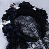 Dunkler Gothic-Stil Totenkopf Haaraccessoire Leichte Harz-Haarbänder Haarschmuck für Cosplays und Musikfestivals