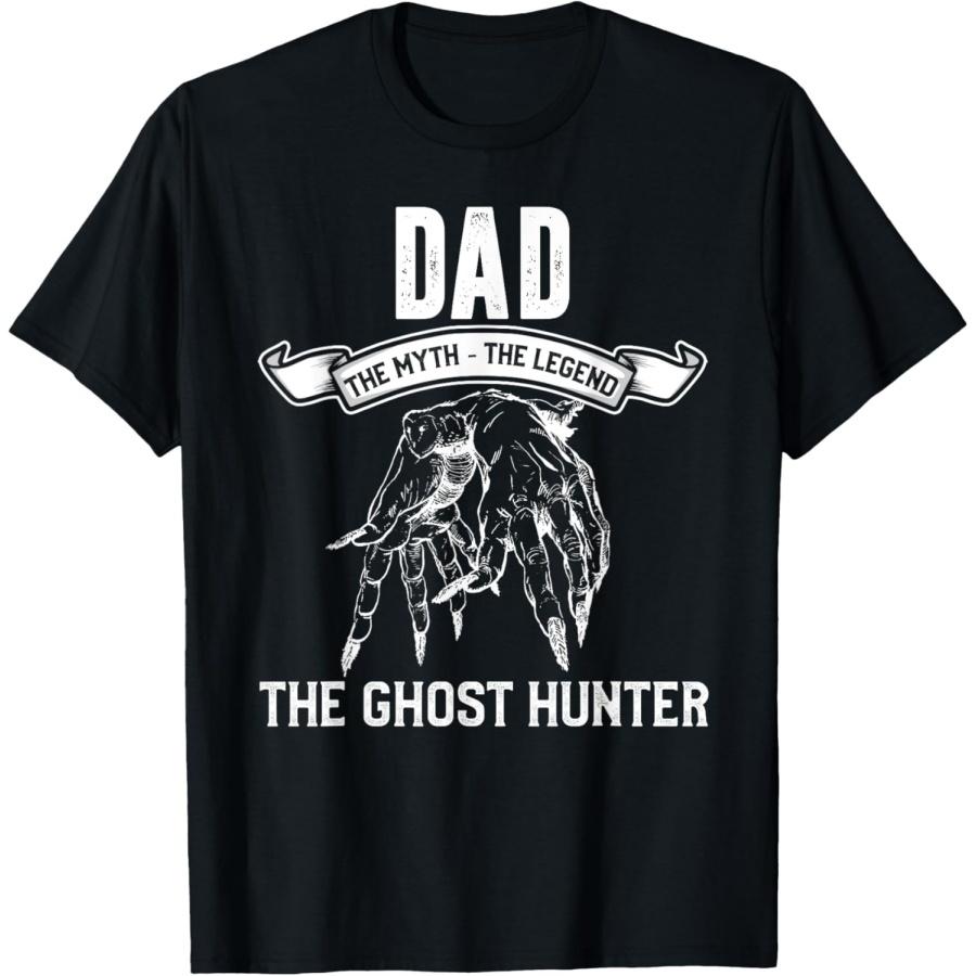 Ghost Hunter Dad Shirt Funny Ghost Hunting Father T-Shirt XXXXXL чёрный