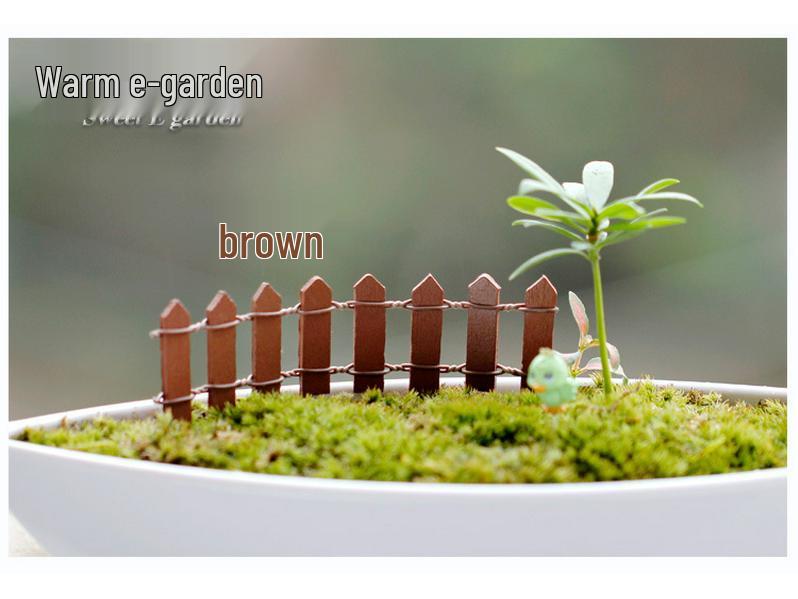 Miniature DIY Building Model: Moss, Micro Landscape Ornaments, Resin Animal & Plant Figures
