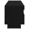 TV Cabinet in Black Oak Look 100 x 35 x 40 cm Particleboard