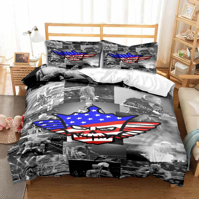 

Пододеяльник Cody Rhodes Cool American Nightmare Комплект постельного белья Soft Adult Kids Bedroom Single Double King Size Bed Set Boys Gift 173x218cm 3pcs