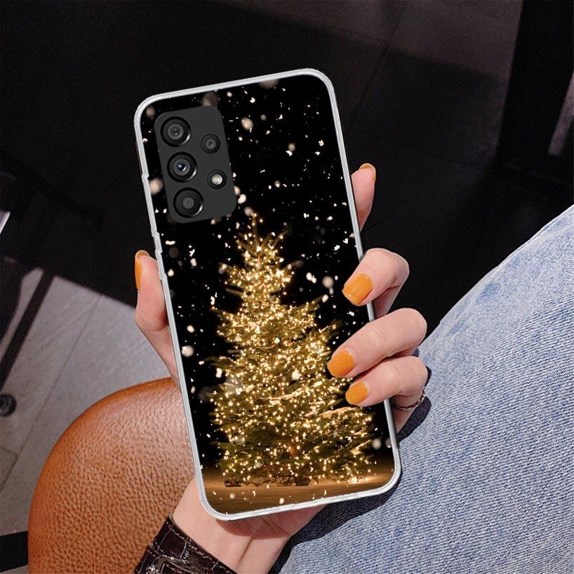 Merry Christmas Tree Snow Phone Case For Samsung Galaxy A17 A16 A15 A14 A13 A57 A56 A55 A54 A53 A37 A36 A35 A34 A33 A26 A25 A24