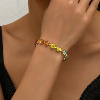 Bayanlar için Moda Geometrik renkli bilezik