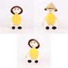 New Multiplayer Platform Golf Plush Toy Figure Cartoon Character Pp Cotton Short Plush Customized Yellow 25cm 0.09kg