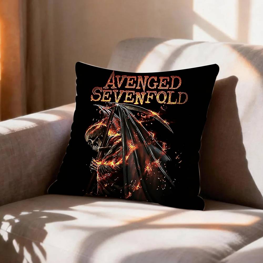 COOL Band AAvenged Sevenfold Pillow Case Pattern Printed Pillowcase For Living Room Sofa Cushion Cover