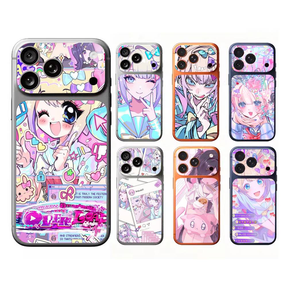 Needy Girl Overdose Game Cute Girl Wrap Sticker For IPhone17 Pro/17pro Max Phone Decal Skin Rear Protector Case Film Full Cover
