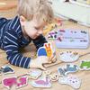 Children'S Early Education Creative Puzzle Building Block Intellectual Development Cognitive Enlightenment Paired Toys