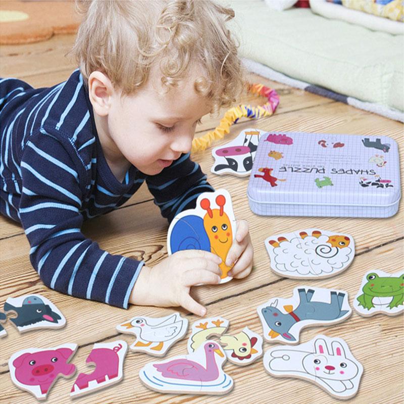 Children'S Early Education Creative Puzzle Building Block Intellectual Development Cognitive Enlightenment Paired Toys