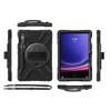 Armor Case with Holder and Strap for Galaxy Tab S9/ S9 FE (Black)