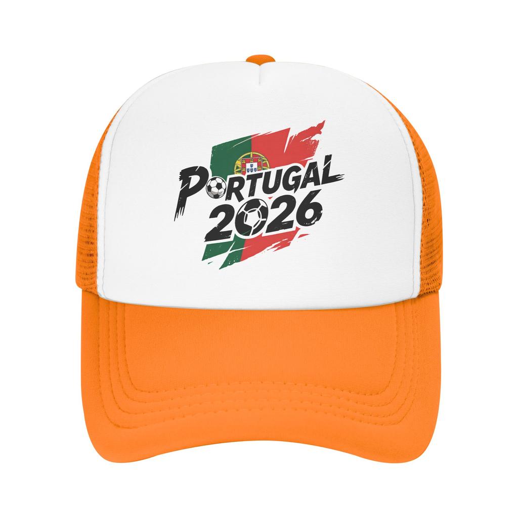 Portugal Football Match Mesh Baseball Cap Adult Sun Hat Usa Canada Mexico Soccer Hats Adjustable Summer Trucker Hats