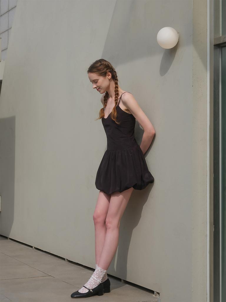 NONESUCH Mini Balloon Ballerina Dress/Black