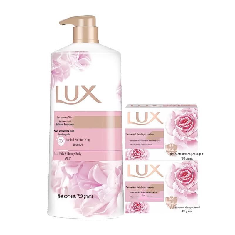Lux Fragrant Shower Gel & Antibacterial Soap Set