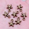 20pcs Conch Shell Starfish Connector Charms Pendants For Jewelry Making DIY Handmade Craft
