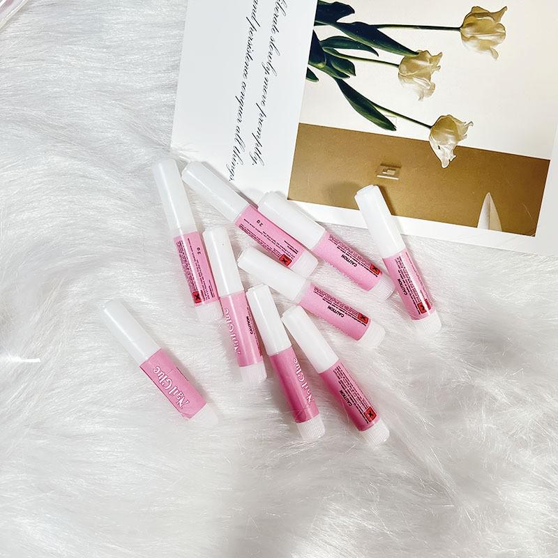 Nail Glue for Press-ons & Art: 10 Pack 2g Bottles, No UV Needed, Long-Lasting & Waterproof