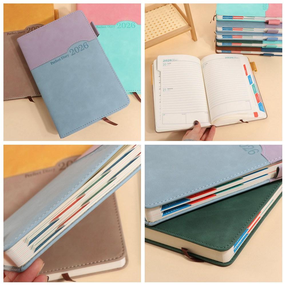 Thick Paper A5 Agenda Planning Notebook 365 Days To-do List Notebook  School Office Supplies