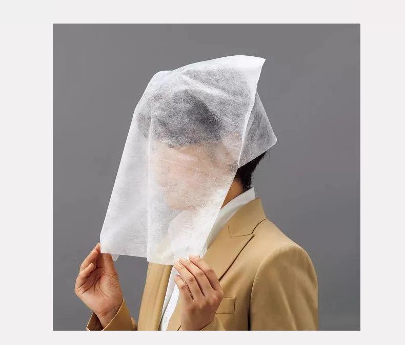 Non-woven Disposable Fitting Room Head Cover: Makeup Smudge Protection Face Mask