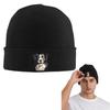 Border Collie Warm Knitted Cap Hip Hop Bonnet Hat Autumn Winter Outdoor Beanies Hats for Unisex Women Adult