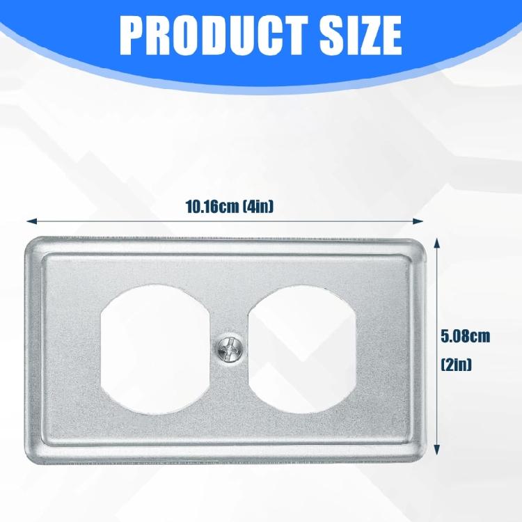 4Pcs Wall Panel Light Switches Socket Cover Standard Wall Switches Receptacle Outlet Covers Faceplates Covers Easy Use