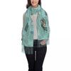 Custom Gusu Lan Sect The Untamed Tassel Scarf Women Soft Mo Dao Zu Shi Wei Wuxian Shawl Wrap Lady Winter Fall Scarves
