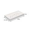 High Grade Marble Patterned Bathroom Counter Tray Resin Rectangular Soap Dispenser Tray Hotel Sink Storage Tray