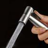 Nickle Brush Hand Held Toilet Bathroom Bidet Shower Head Spray Sprayer with Adjustable Pressure Shut-off Valve