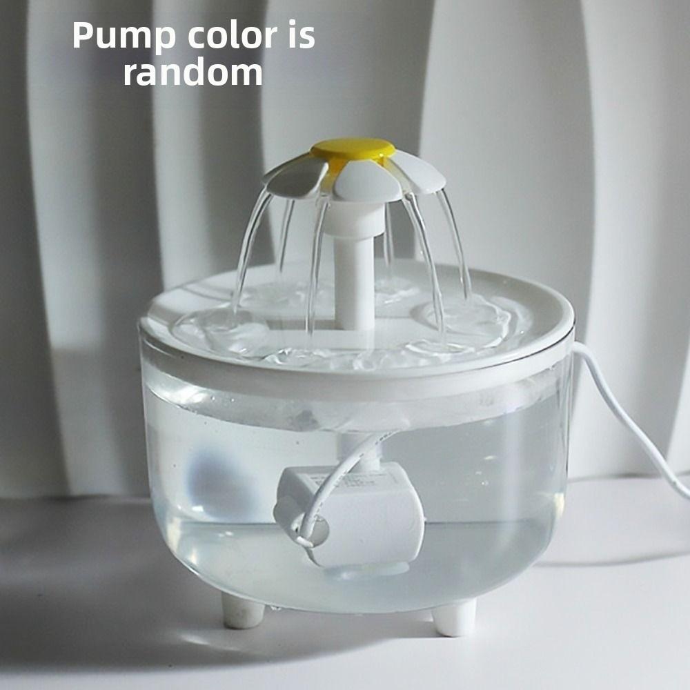 Electric Cat Water Dispenser Flower Nozzle Pet Drinking Fountain  Pets Home Alone