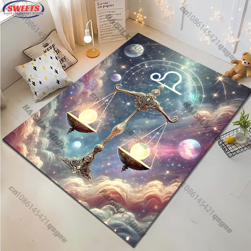 Zodiac Libra Rug for Home Decor carpet for home sofa bedroom, gift mats