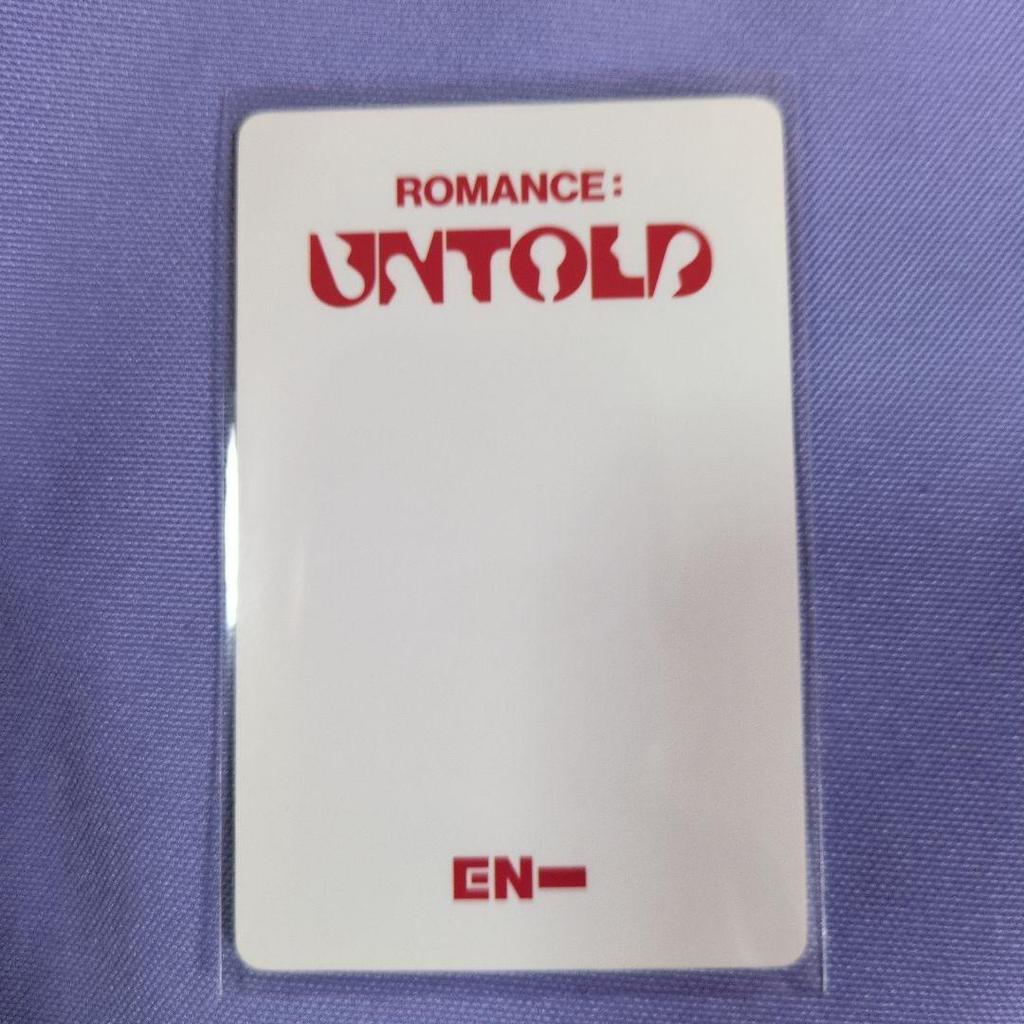 [USED] ENHYPEN yzy 2.0 Jungwon Yongtong Chinese Trading Card