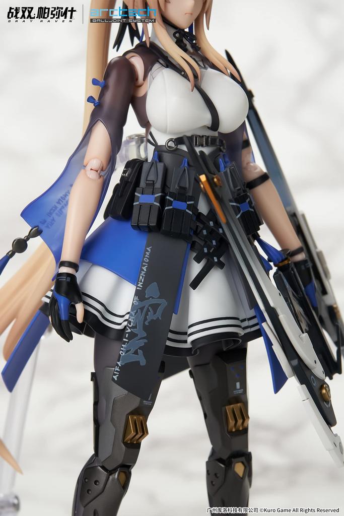 Apex ARCTECH Series Gray Bianca Mari Scale PVC ABS Painted Movable Figure "Punishing Raven" 1/8 &