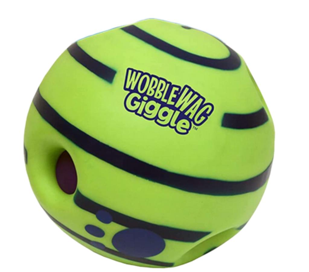 Wobble Wag Giggle Ball for Large Giggling for Dogs Who Love Loud Sounds Like Never Hard and Durable Sound Dog Dog No Batteries Easy To for Medium and