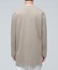 MUSINSA STANDARD Layered Crew Neck Long Sleeve T-Shirt_Long Length [Dusty Beige]