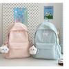 New Stylish Embroidered Backpack Korean Japanese Style Cute Casual School Bag for Girls Students Daily Commute Travel Bag