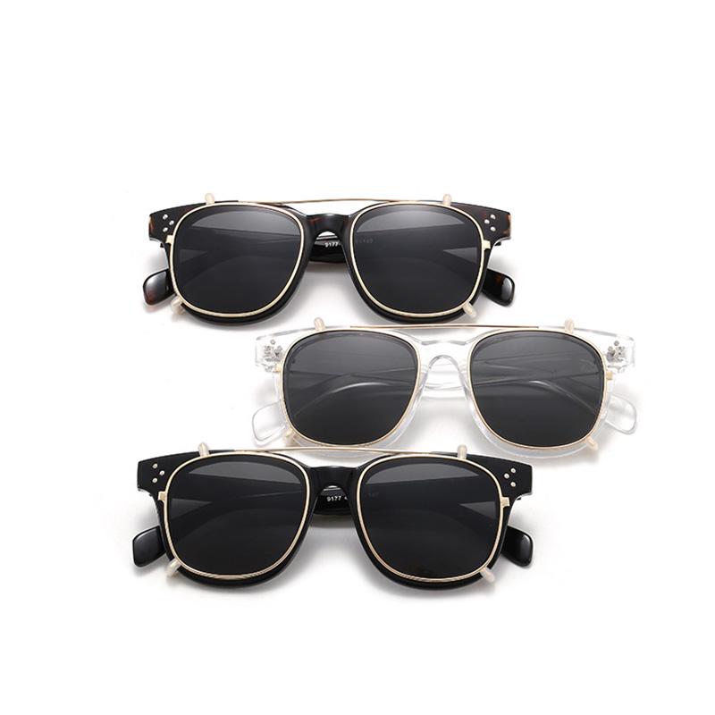 Мужские поляризованные солнцезащитные очки SHAUNA в ретро стиле