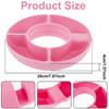 Snack-Ring 4-Fach Snack-Behälter Sichere Silikonbecher Snack-Tablett Wiederverwendbare Becher Snack-Platten Snack-Ring für 40oz Becher