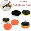 Car Polishing Sponge Pads Imitation Plush Waxing Angle Grinding Cleaning Sponge Auto Motorcycle Motor Vehicle Removes Scratches