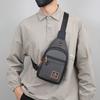 Męska torba na klatkę piersiową, torebka, lekka płócienna tkanina, torba crossbody na ramię, stylowa, casualowa, męskie saszetki biodrowe, męska torba na klatkę piersiową, na wyjścia i do ćwiczeń