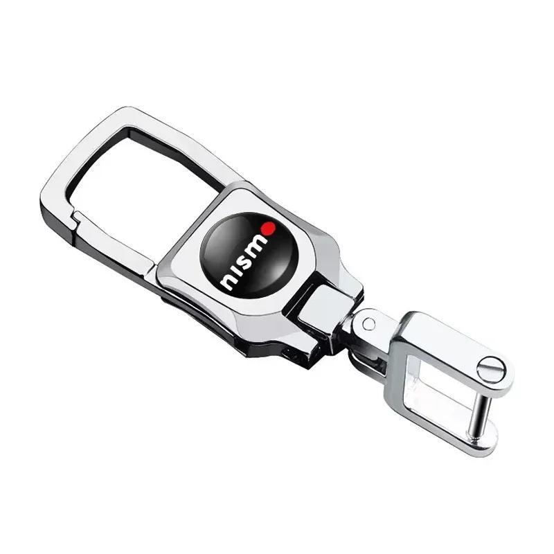 

2025 For Nissan Nismo Fashion 3D Metal Car Styling Keychain Key Chain Ring Key Holder For Nismo Nissan Tiida Teana Skyline Juke