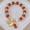 Modern Chinese Inspired Bead Bracelet Elegant Wristband Handmade Beads Jewelry Fashion Accessory For Ladies