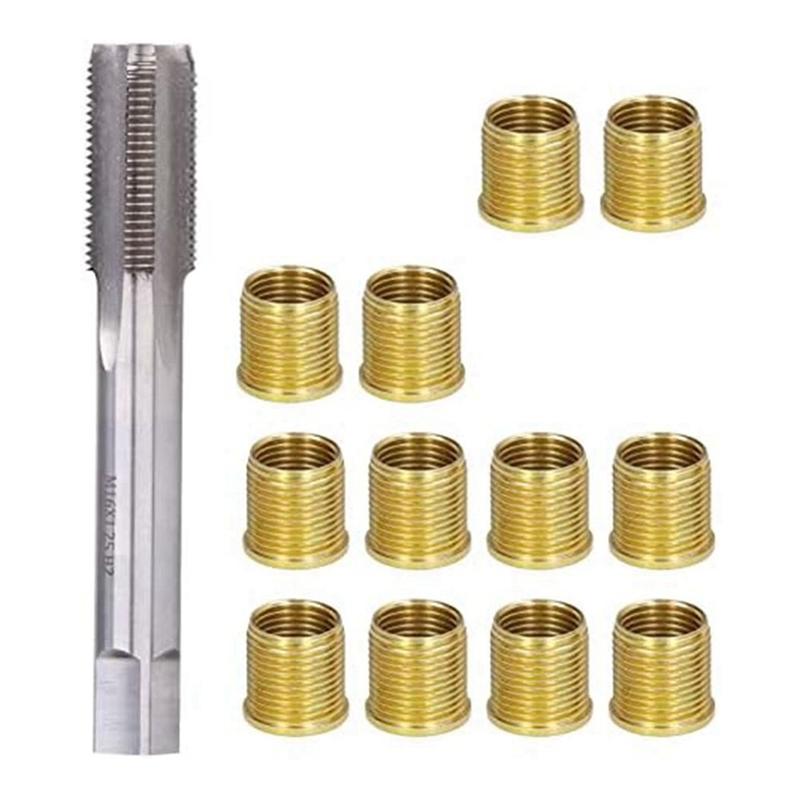 Spark Plug Thread Repair Tools High Speed Steel Tap Spark Plug Tools With M14X1.25 Erts And M16X1.25 Tap Set Kit