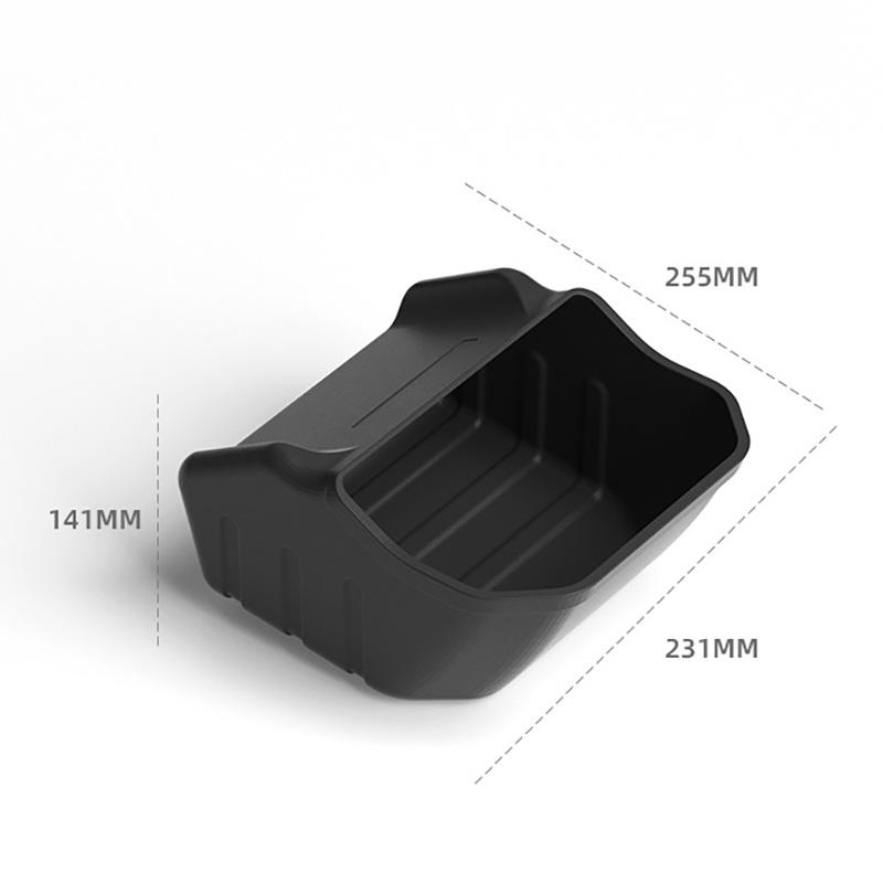 Rear Seat Storage Box For Tesla Model 3 Highland Rear Air Outlet Rear Seat Organizer Tray Trash Car Interior Accessories