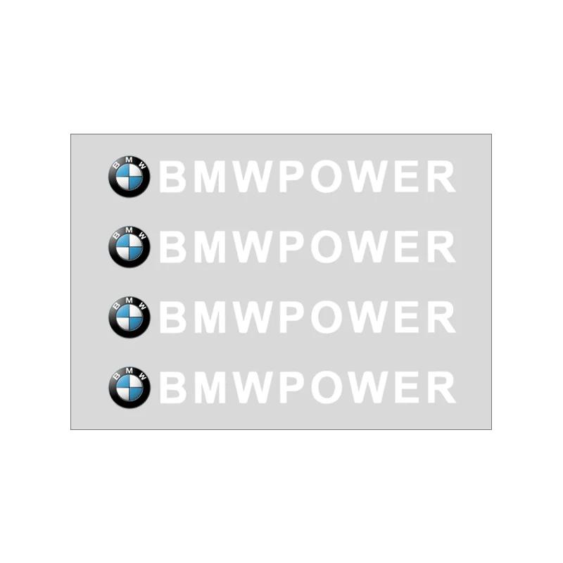 4Pcs Car Door Handle Stickers Tire Rear View Mirror Decals For BMW F30 F10 E90 F20 E46 E60 E70 E39 E36 E87 E28 X3 X4 X7 E92 E91