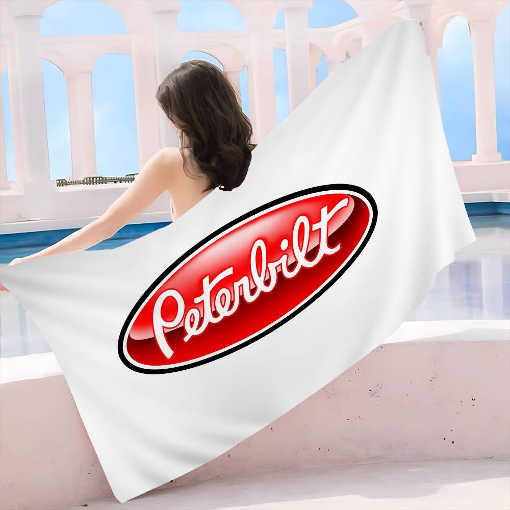 

PeterbiltS Racing Car Banner Microfiber Beach Towel Absorbent Quick dry Soft Yoga Swimming Resort Mountain Climbing Towel W30*H60(CM)
