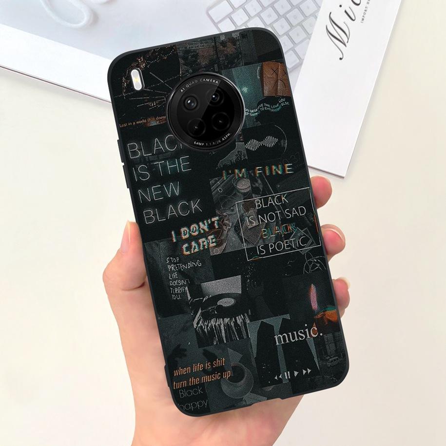 For Huawei Y9a 2020 Silicone Case FRL-22 FRL-23 Cute Astronaut Love Heart Slim Soft TPU Phone Case on Huawei Nova Y9a Y 9A Cover