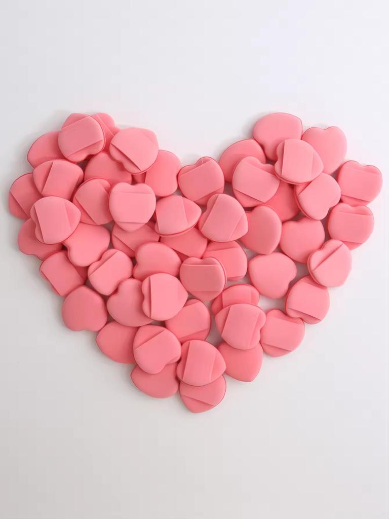 50 Mini Finger Cushions Air Cushion Powder Puff, Latex Free Mixed Sponge and Cosmetic Puff Is Used for Liquid Foundation Make-