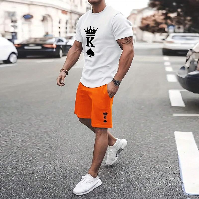 

Популярный костюм в Северной Америке и Южной Америке, мужской повседневный костюм большого размера для спортивной одежды, легкий и дышащий 5XL