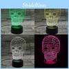 Charming 3d Touch Control Bedside Lamp Multi-color Adjustable Night Light For Special Occasions
