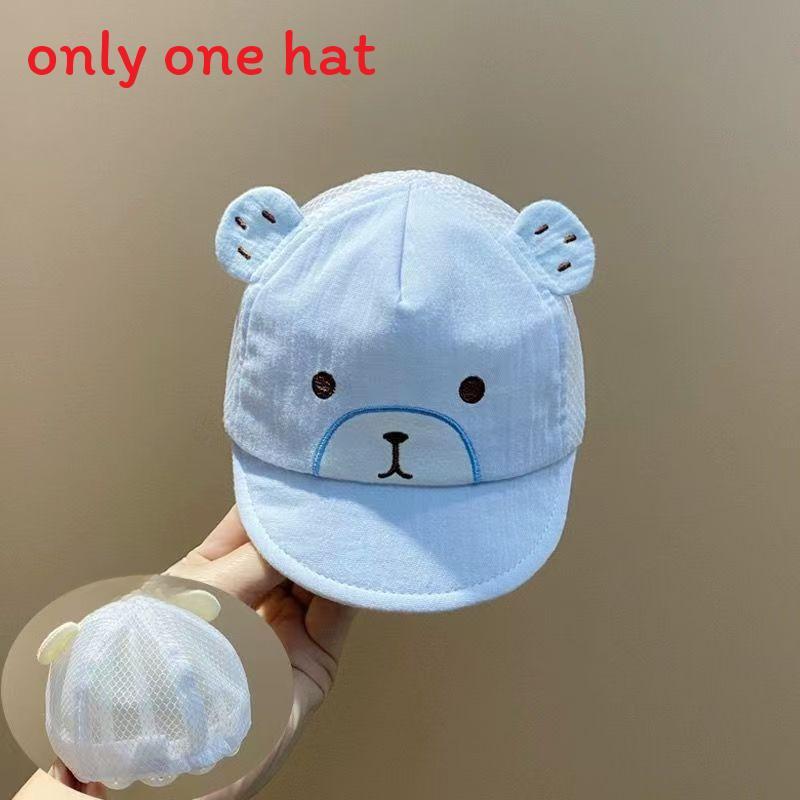 Cute Infant Baby Cap With Sunshade And Ventilation For Newborns