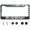 Smooffly I Hope Something Good Happens For You Today! License Plate Frame Holder Stainless Steel Rust-Proof Auto Parts Decoration With Screws For Men